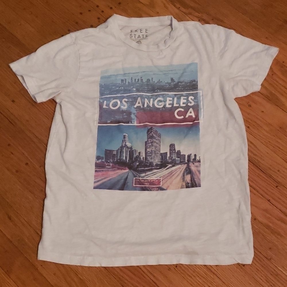 Free State Vintage Los Angeles Tee Shirt M White